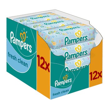 chusteczki nawilżane pampers 12 x 64