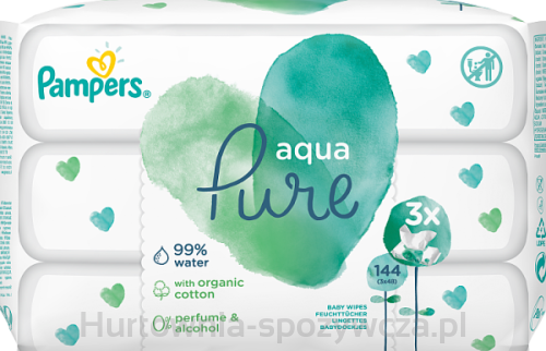 chusteczki nawilżane pampers aqua pure