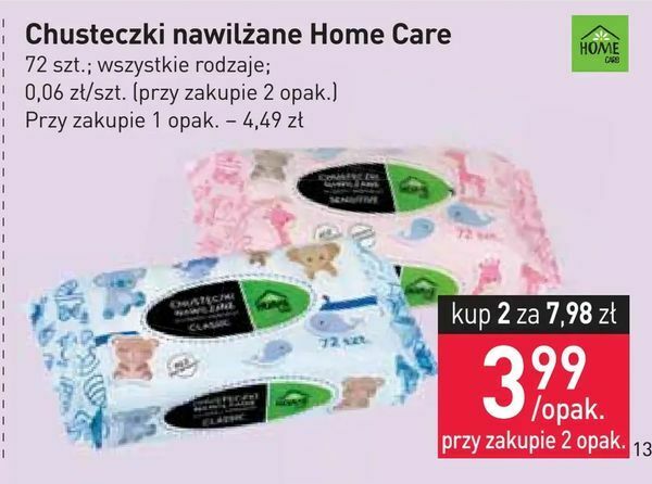 chusteczki nawilżane stokrotka