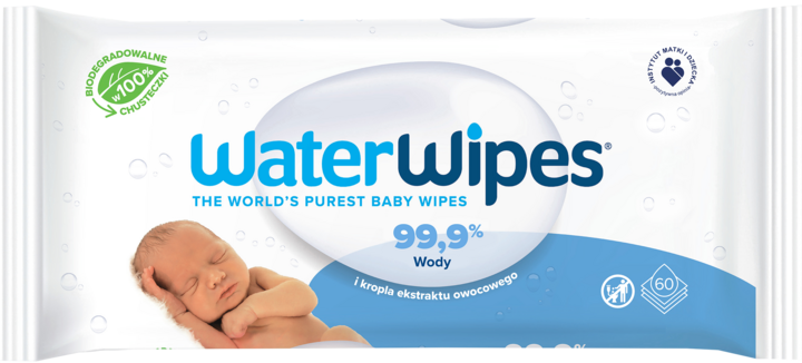 chusteczki nawilżane wodą waterwipes