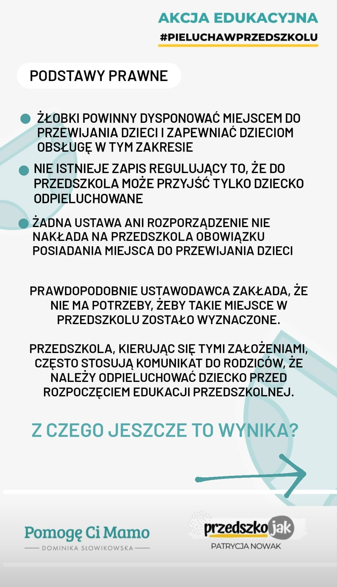 czy dyrektor w przedszkolu może kazac dziecku chodzić bez pieluchy