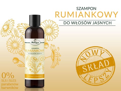 czy szampon rumiankowy sls