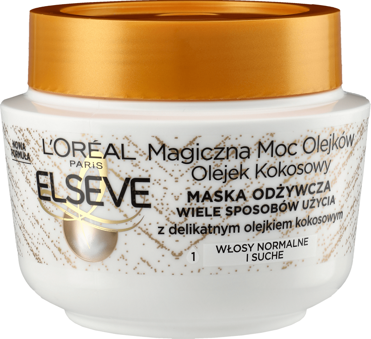 loreal maska do włosów magiczna moc olejek kokosowy