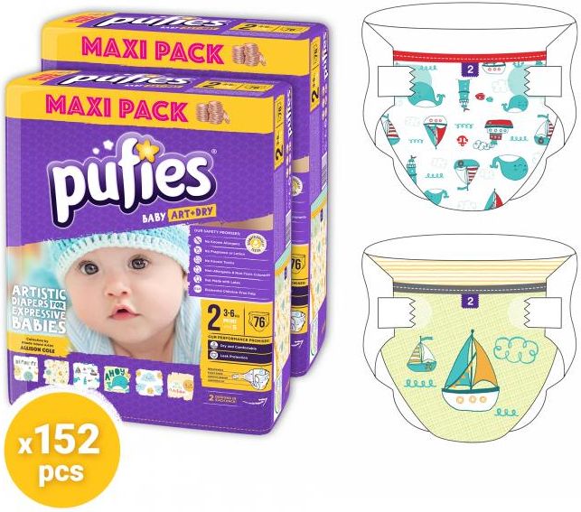 pufies pieluszki trusted trends 2 mini 40 pieluchy