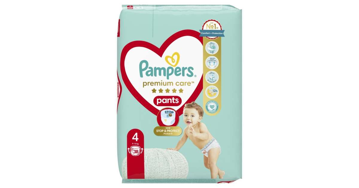 pampers pants 4 premium 38