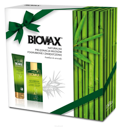 biovax x-mass zestaw bambus & avocado szampon odżywka sezon 2019