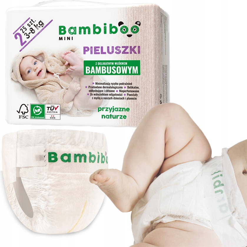 bambiboo mini pieluchy bambusowe