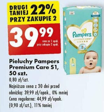 aktualne promocja na pampers premium care