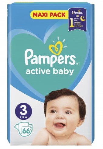 pampers 3 active baby dry allegro