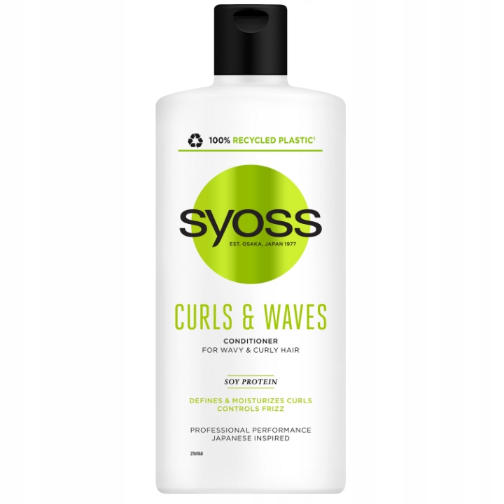 syoss curls & waves odżywka do włosów kręconych wygładzająca