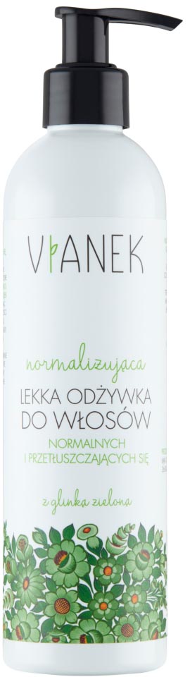 ianek normalizująca lekka odżywka do włosów z glinką zieloną