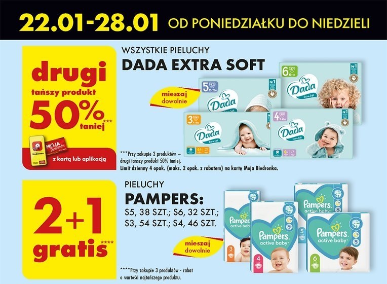 gdzie pieluchy pampers w promocja