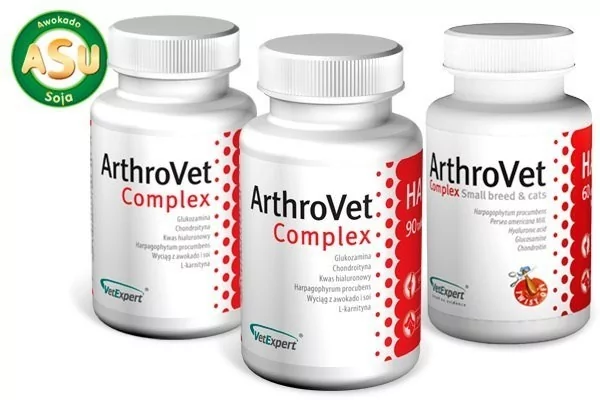 arthrovet complex ha 90 tabl i szampon vetexpert dla psa