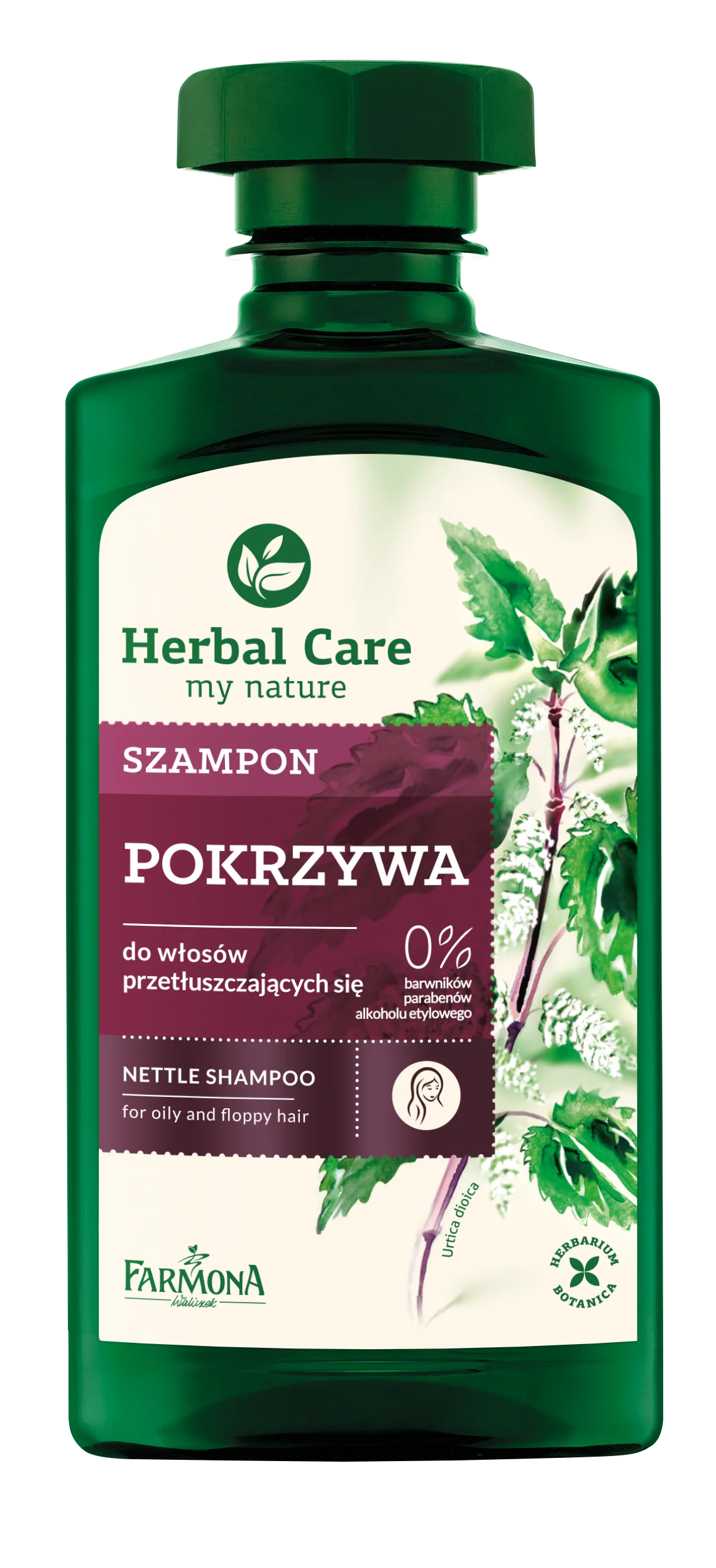 oherbal szampon do włosów przetłuszczających się z