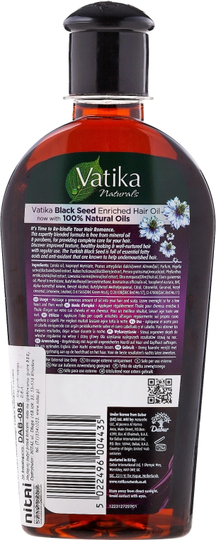 dabur vatika black seed oil olejek do włosów