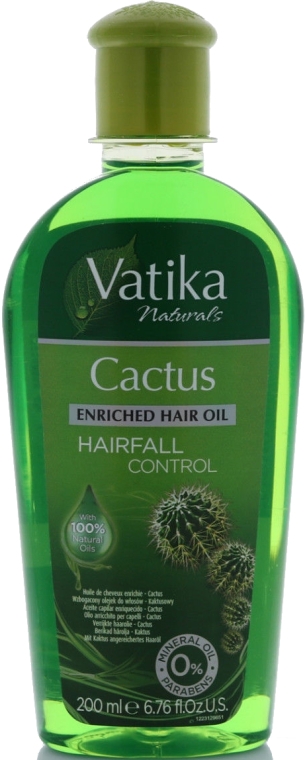 dabur vatika cactus oil olejek do włosów