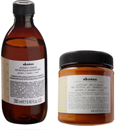 davines alchemic golden odżywka koloryzująca do włosów