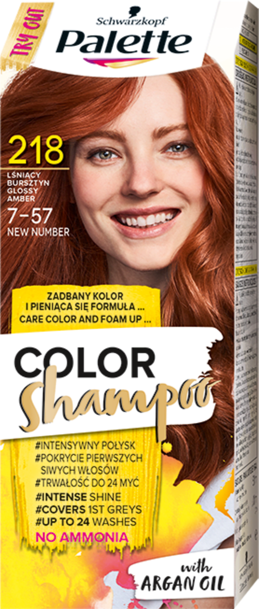 szampon koloryzujący palette rudy