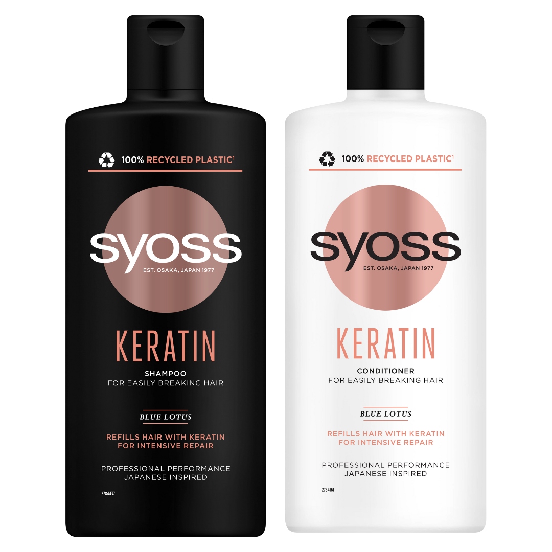 syoss szampon i odżywka keratin complex