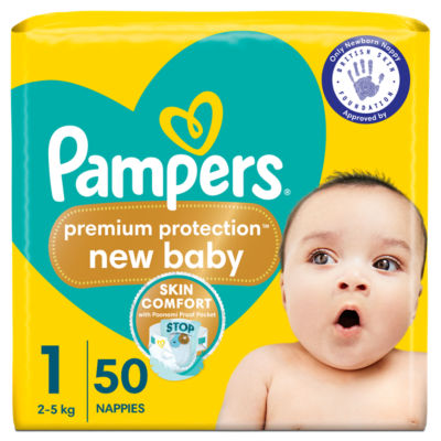 pampers new baby 1 2-5kg 43szt p&g-pampers