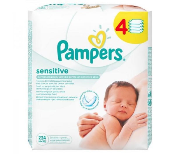 chusteczki nawilżane pampers sensitive 56szt