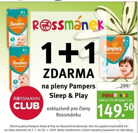 pampers play and sleep cena rossmann