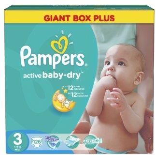 pampers activ babyn126 sztuk