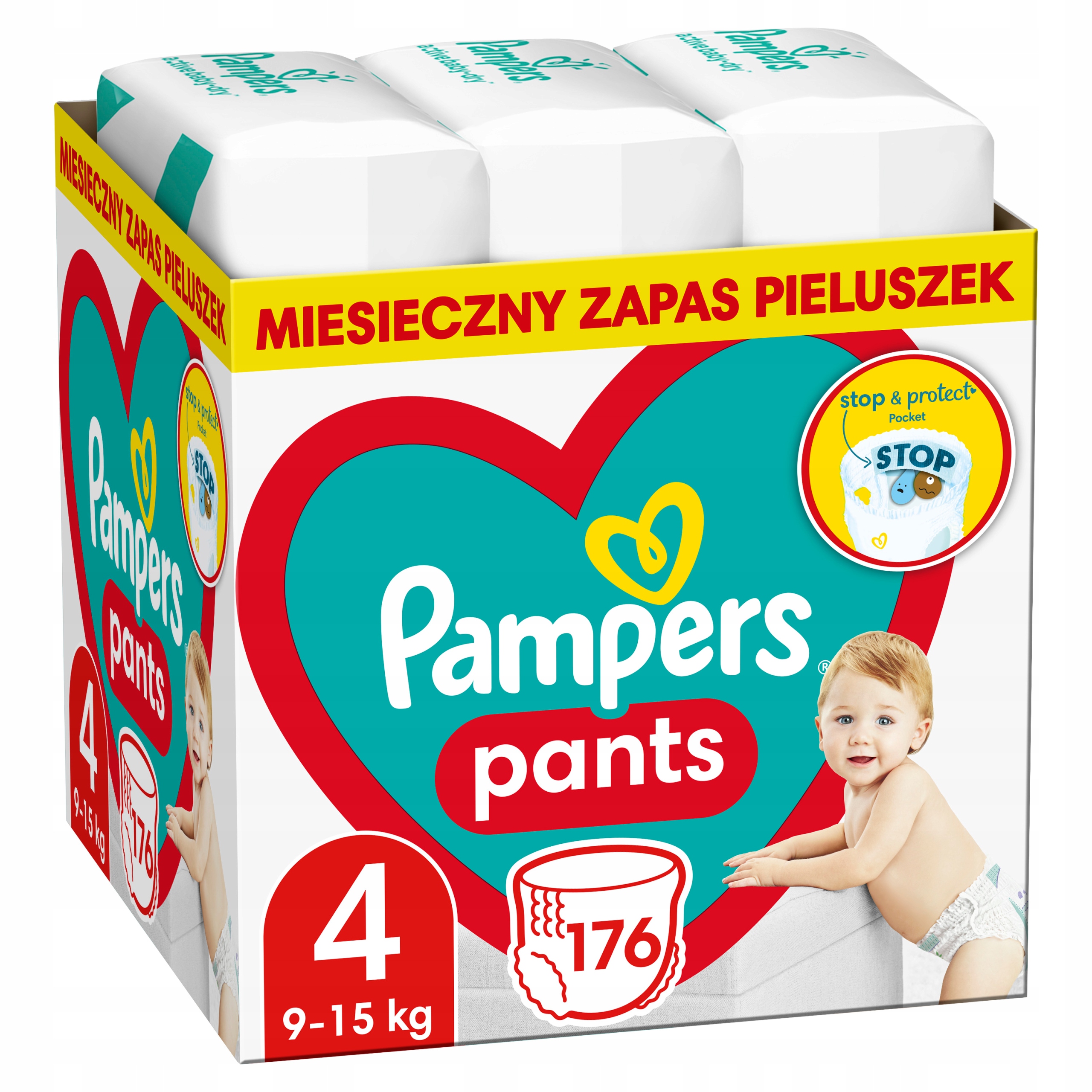 pampers pieluchomajtki pants 4 maxi