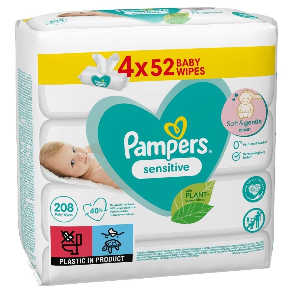 4 pak chusteczek pampers