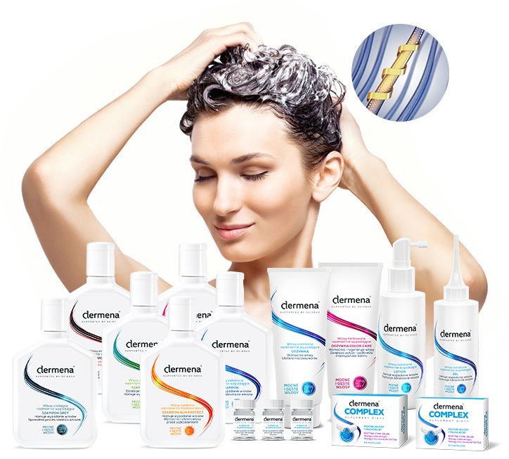 dermena hair care plus szampon przeciwłupieżowy hamujący wypadanie włosów