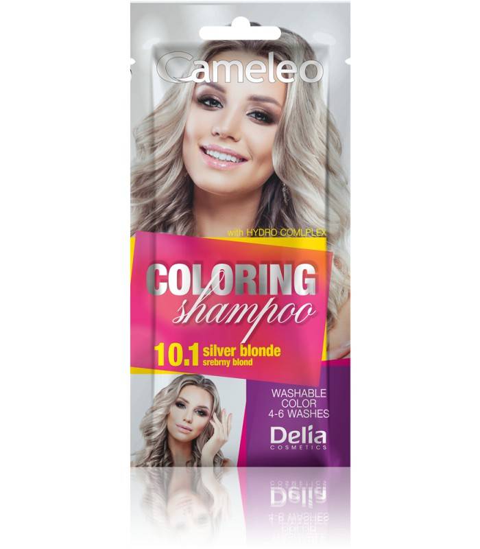 delia 10.1 srebrny blond cameleo szampon koloryzujący rossmann