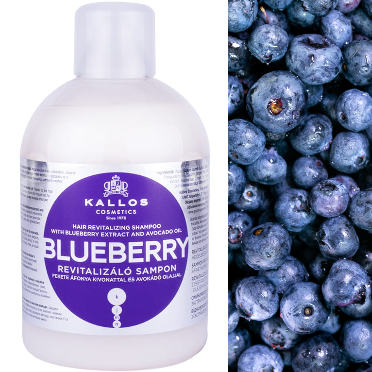 kallos blueberry szampon 1000 ml