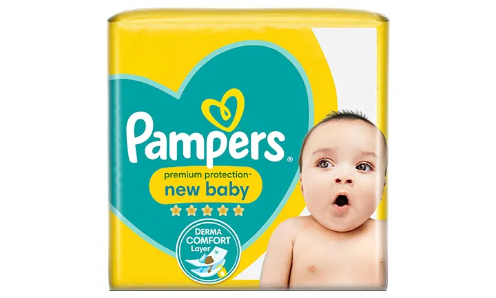 pampers żółte