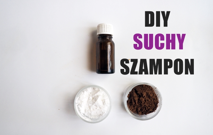 diy suchy szampon w sprayu