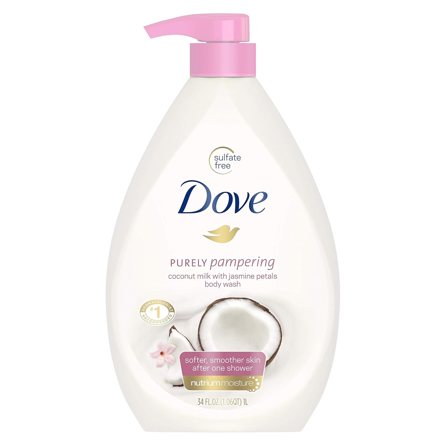 dove purely pampering coconut milk and jasmine petals