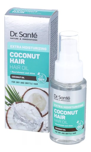 dr sante coconut olejek do włosów z olejem kokosowym 50ml