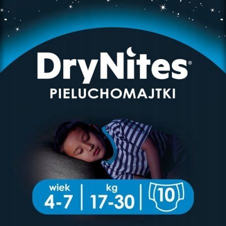 dry nites huggies dla chłopca 7 lat opinie