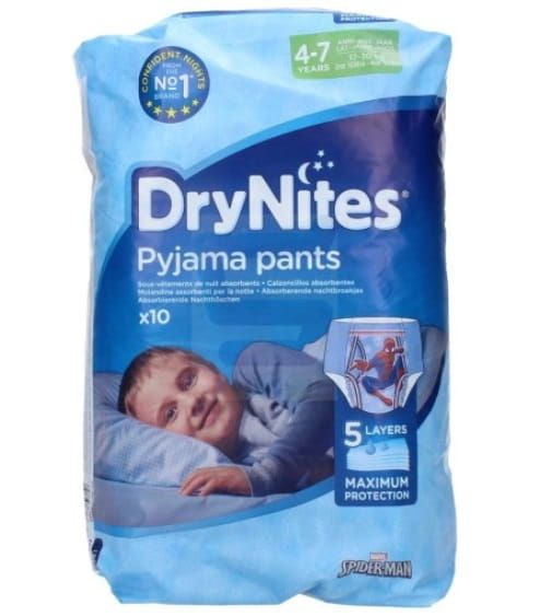 drynites czy pampers 6