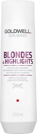 dualsenses blondes & highlights shampoo szampon niwelujący żółty odcień włosów