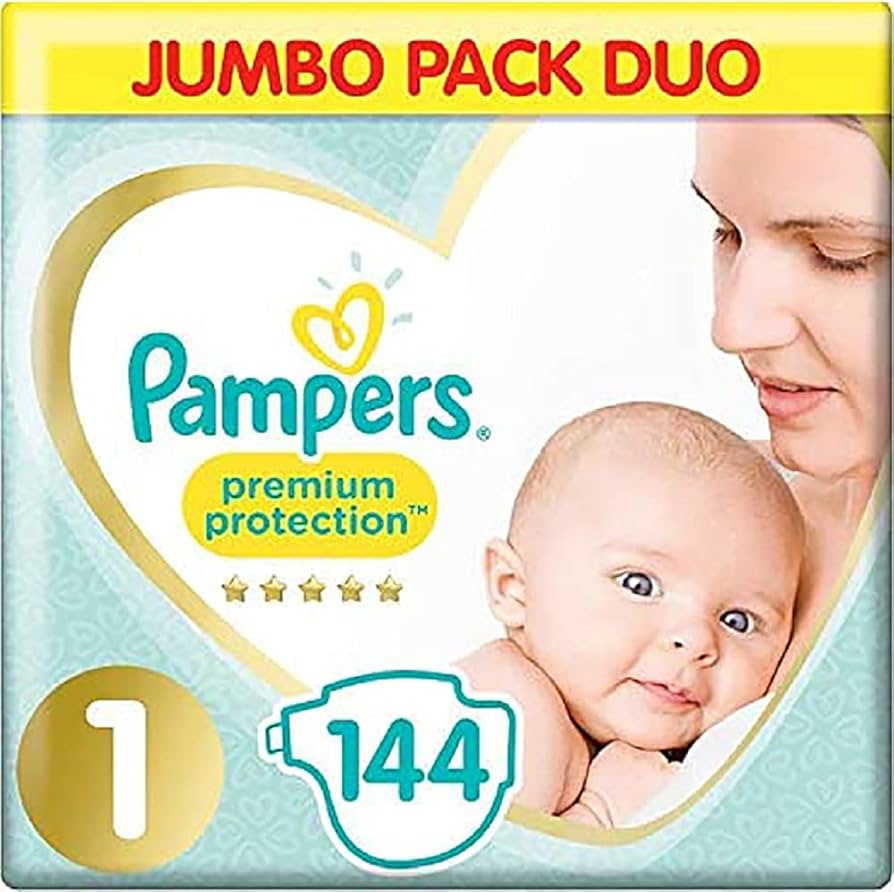 pampers new baby 2 pieluchy 144 s