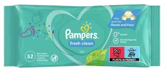 chusteczki pampers inny zapach fresh clin