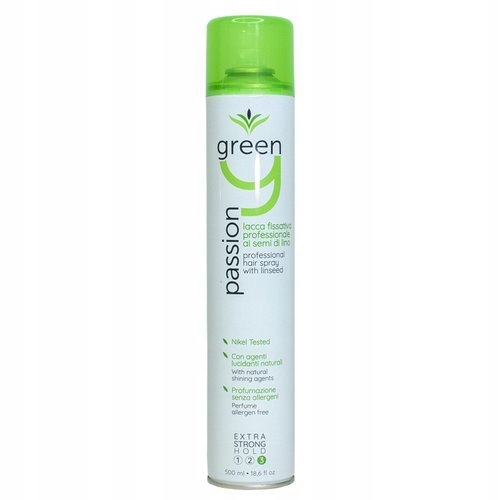 green passion naturalny lakier do włosów 400ml