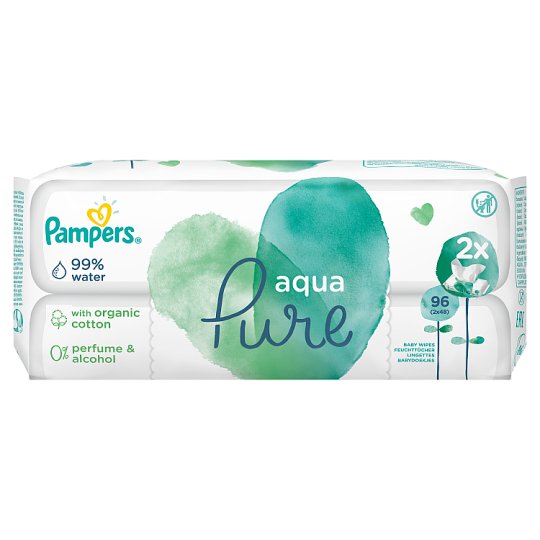 pampers aqua pure wipes tesco