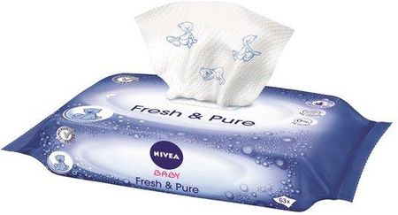 nivea baby chusteczki nawilżane pure & fresh