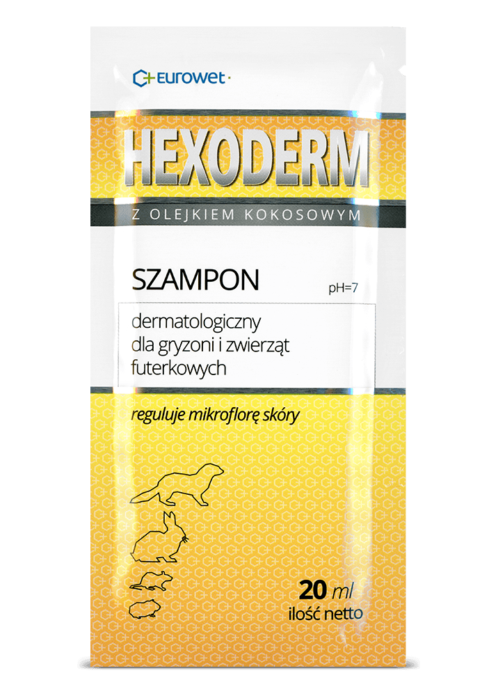 hexoderm szampon dla gryzoni 20ml uzycie