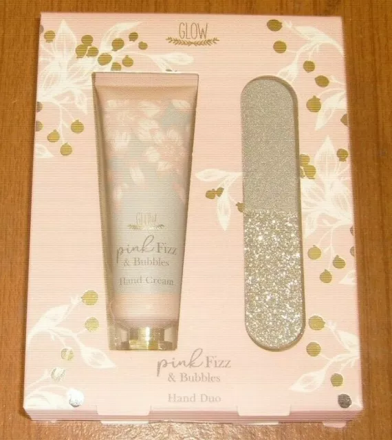glow pink fizz and bubbles pamper duo