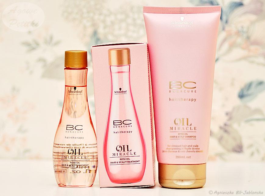 schwarzkopf bc oil miracle rose oil szampon do włosów opinie