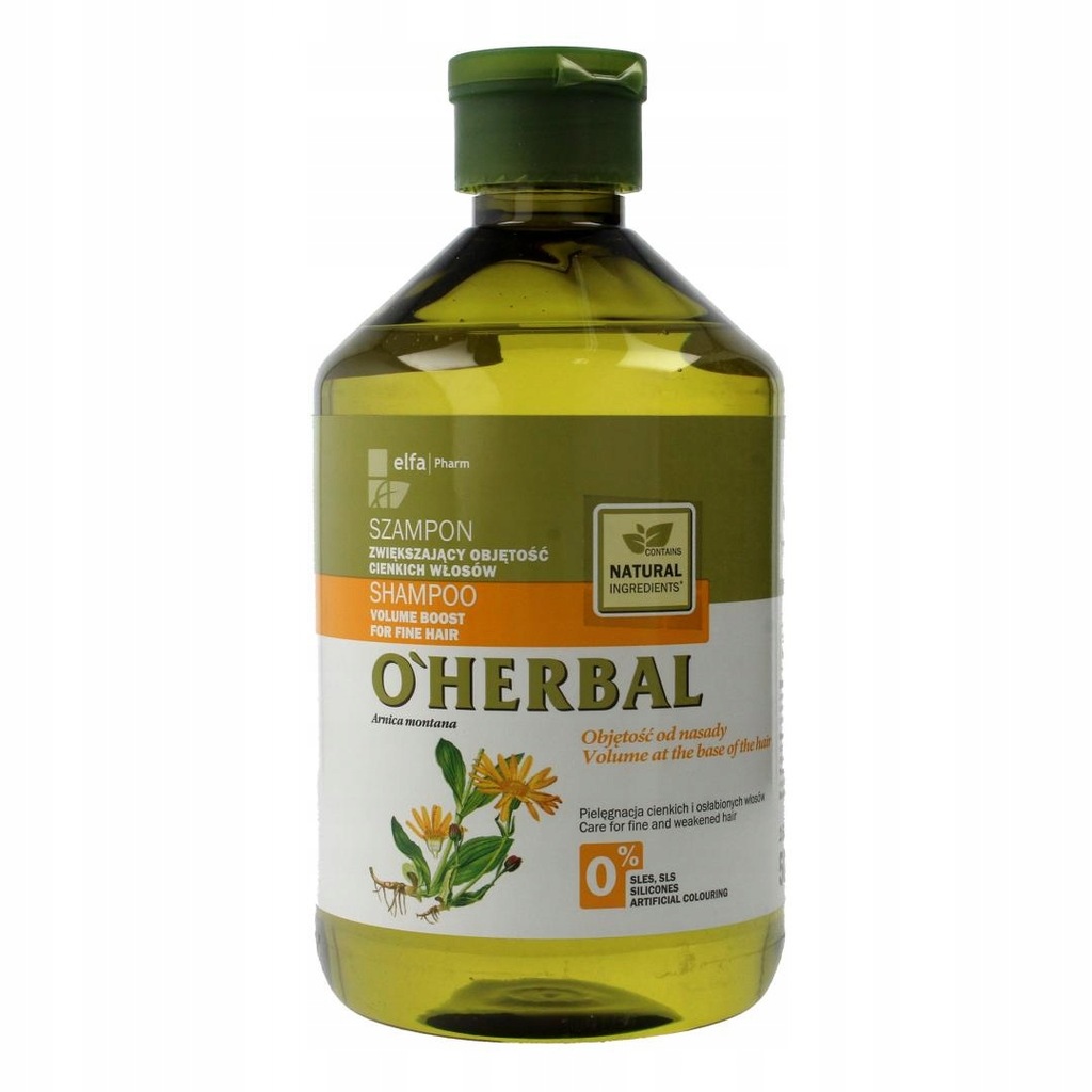 elfa pharm o herbal szampon do włosów cienkich 500ml