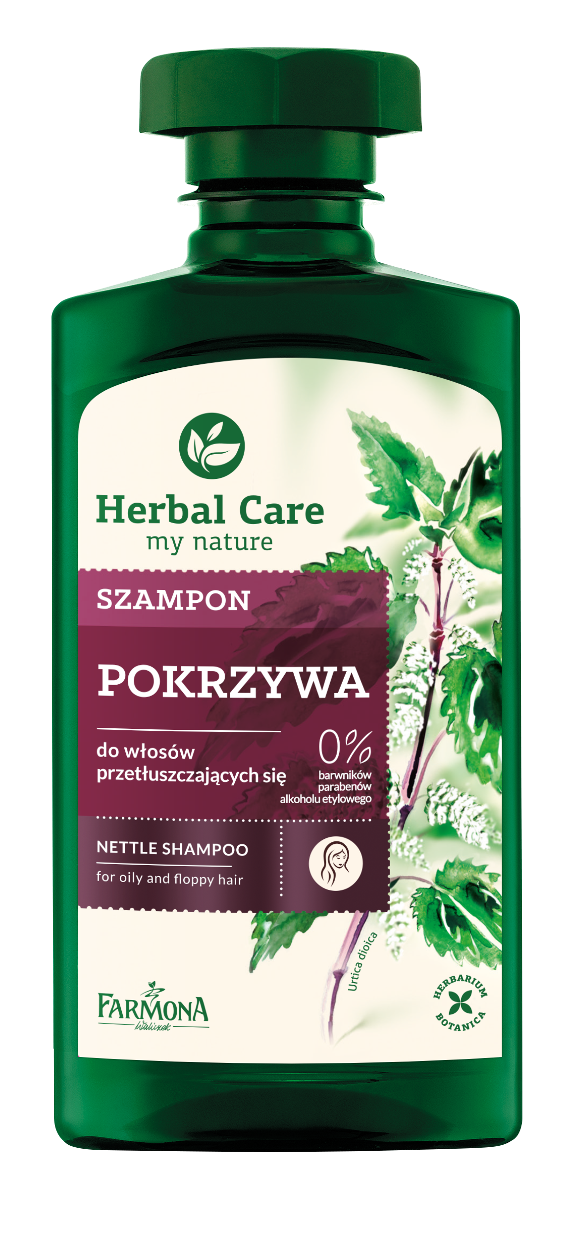 szampon oherbal do włosów przetłuszczających sie