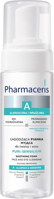 pharmaceris a puri-sensilium pianka myjąca do twarzy i oczu